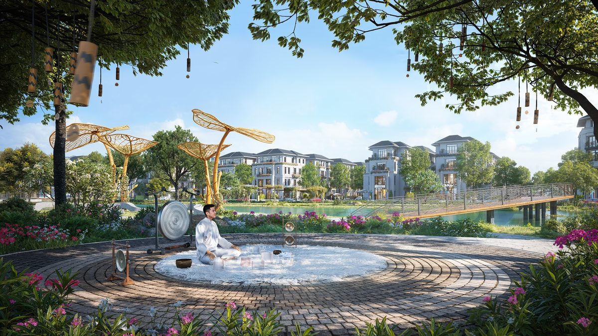 Vườn chuông gió
