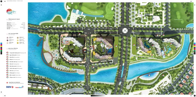 Mặt bằng Aqua Bay: Mặt bằng tổng thể Sky 1–2–3