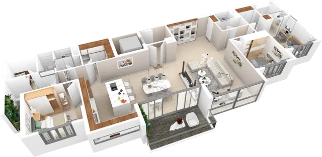 Mặt bằng Aqua Bay: Căn Golf 150 m²