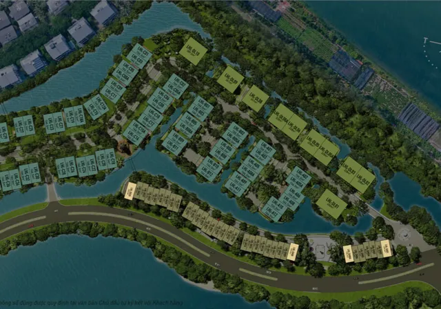Mặt bằng Làng Hà Lan: Nhà phố lô góc