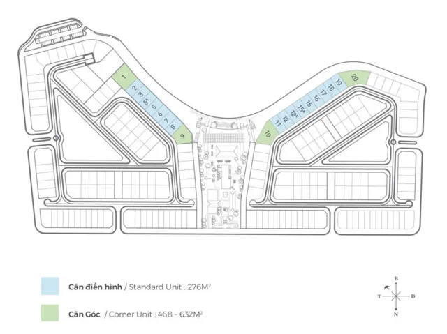 Mặt bằng Marina Arc: Mặt bằng Marina Arc