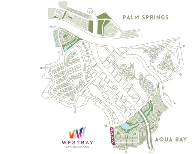 Mặt bằng West Bay: Vị trí West Bay trong Ecopark